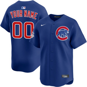 Chicago Cubs Personalized Alternate Royal Limited Jersey by NIKE®