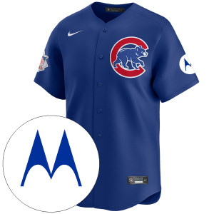 Chicago Cubs Alternate Royal Limited Motorola Patch Jersey by NIKE®