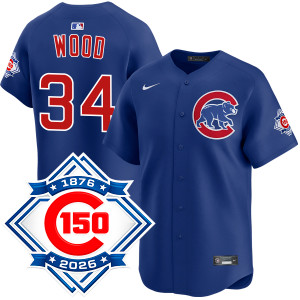 Kerry Wood Chicago Cubs Alternate Royal Limited Jersey by NIKE