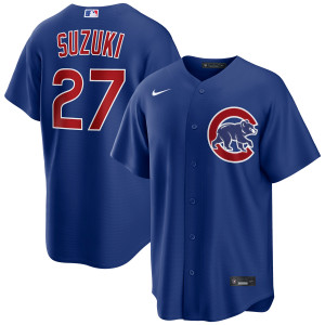 Cubs ユニフォーム Lサイズ 青 Seiya Suzuki Chicago Cubs Alternate Royal Limited Jersey by NIKE