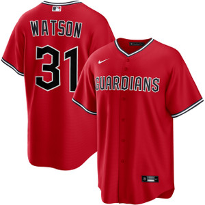 Kahlil Watson Cleveland Guardians Alternate Red Limited Jersey by
