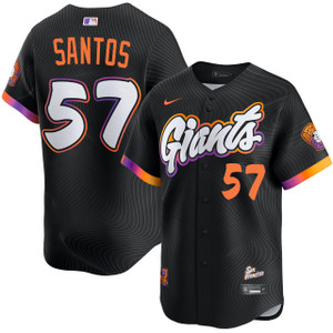 Gregory Santos San Francisco Giants White City Connect Jersey by