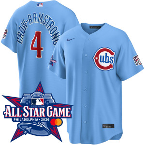 Pete Crow-Armstrong Chicago Cubs 2026 All-Star Game Blues Alternate Jersey by NIKE®