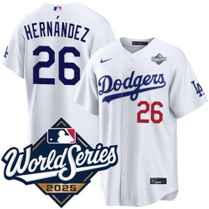 Jonathan Hernández Los Angeles Dodgers Home World Series Champions