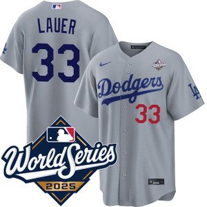 Eric Lauer Los Angeles Dodgers Road Stadium Jersey by NIKE