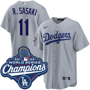 Roki Sasaki Kanji Los Angeles Dodgers Road World Series Champions