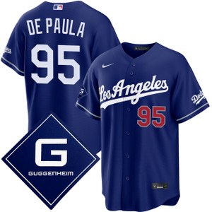 Josue De Paula Los Angeles Dodgers Alternate Royal Stadium Jersey