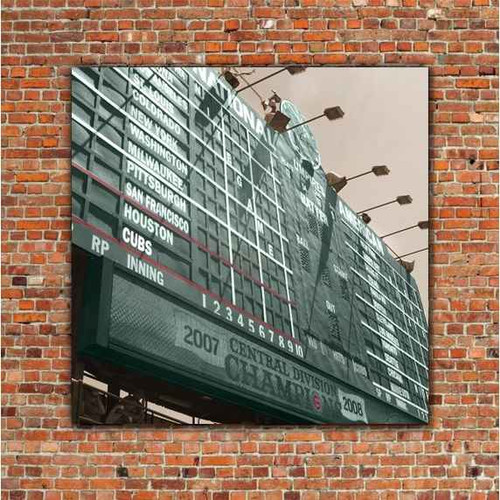 Wrigley Field Scoreboard Single Panel Canvas