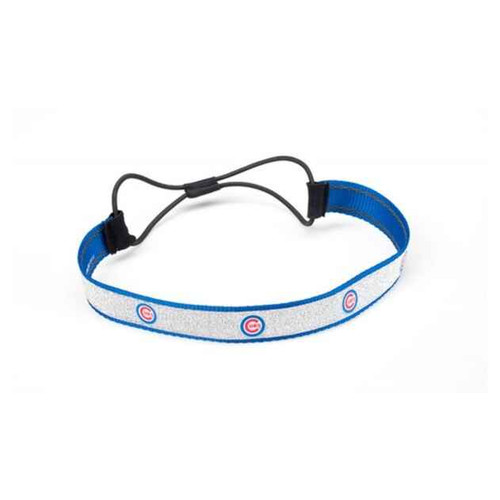 Chicago Cubs Sparkle Elastic Headband by Aminco