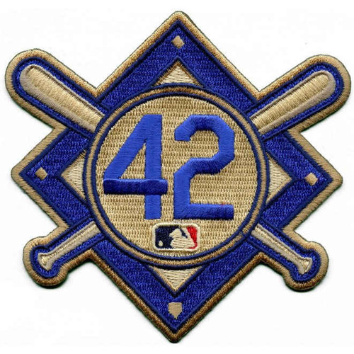 Jackie Robinson Official MLB '42' Jersey Patch by Emblem Source