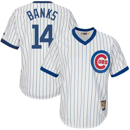 ernie banks signed jersey