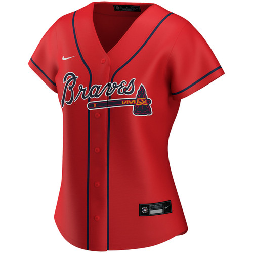 red ronald acuna jersey