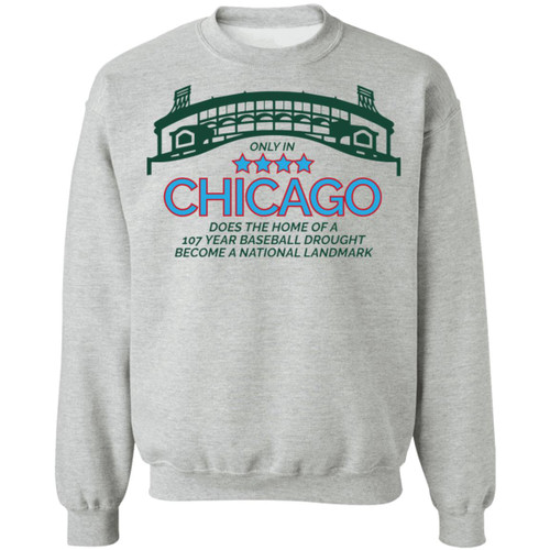 wrigley field crewneck sweatshirt
