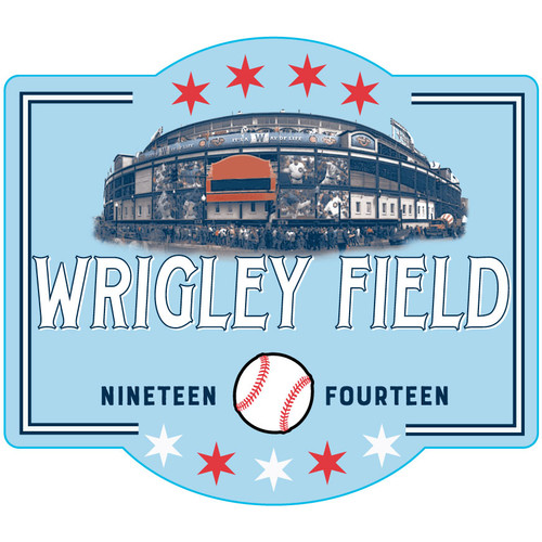 Wrigley Field 3rd Base Sticker