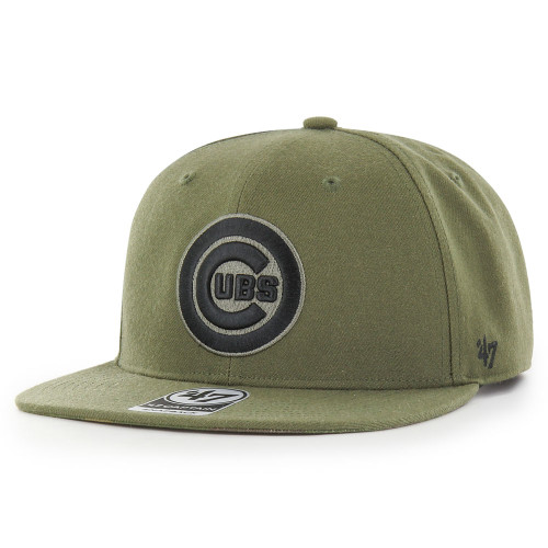 Chicago Cubs Ballpark Camo Captain Snapback