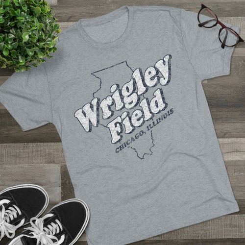 State of Wrigley Field Tri-Blend Tee