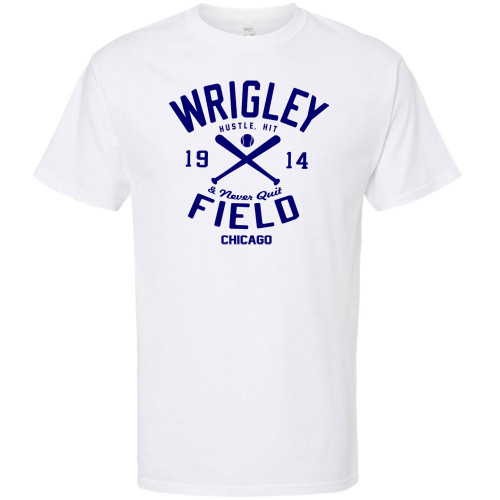 Wrigley Field Hustle, Hit & Never Quit Tee