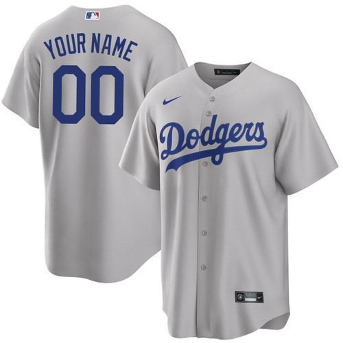 Los Angeles Dodgers Custom Alternate Road Jersey by NIKE®