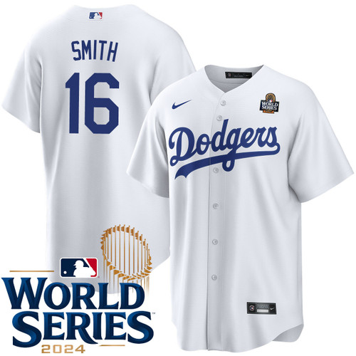 Will Smith Los Angeles Dodgers Youth Home World Series Jersey