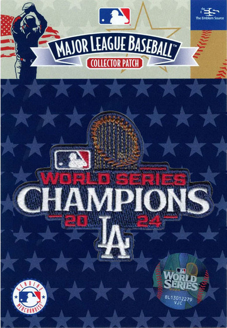 Los Angeles Dodgers 2024 World Series Champions Patch by Emblem Source®