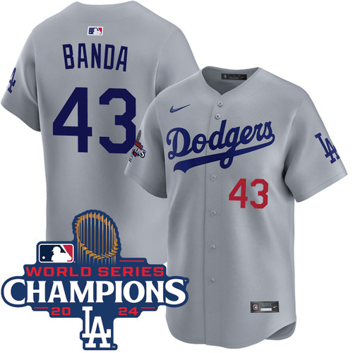 Anthony Banda Los Angeles Dodgers Alternate Road Limited World Series Champions Jersey by NIKE® at SportsWorldChicago