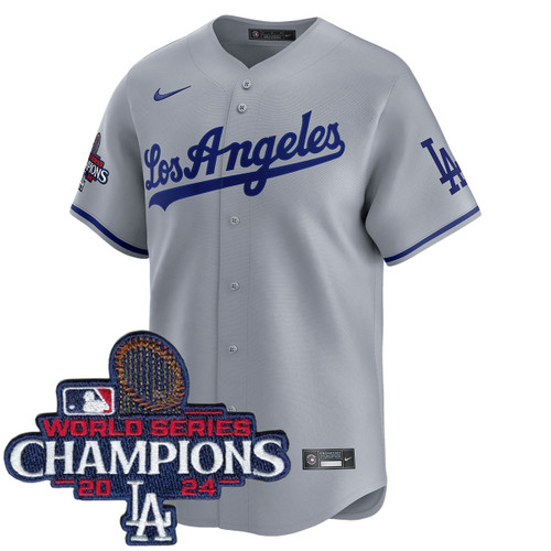 Los Angeles Dodgers Road Limited World Series Champions Jersey by NIKE