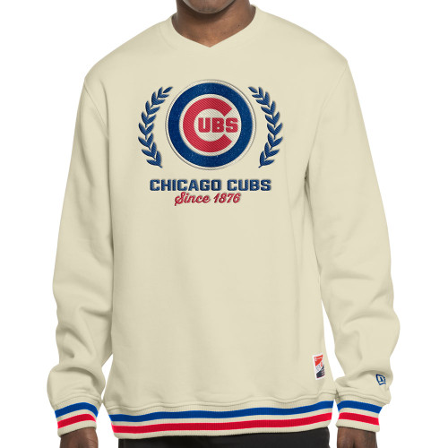 Chicago Cubs Throwback Classic Crewneck Sweatshirt by New Era Apparel®