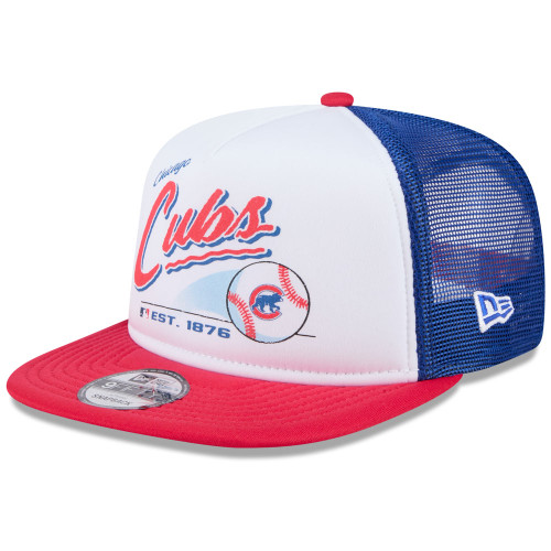 Chicago Cubs Retro Script Foam 9FIFTY A-Frame Snapback by New Era®