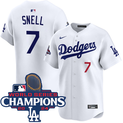 Blake Snell Los Angeles Dodgers Youth Home Limited World Series Champions Jersey by NIKE® at SportsWorldChicago