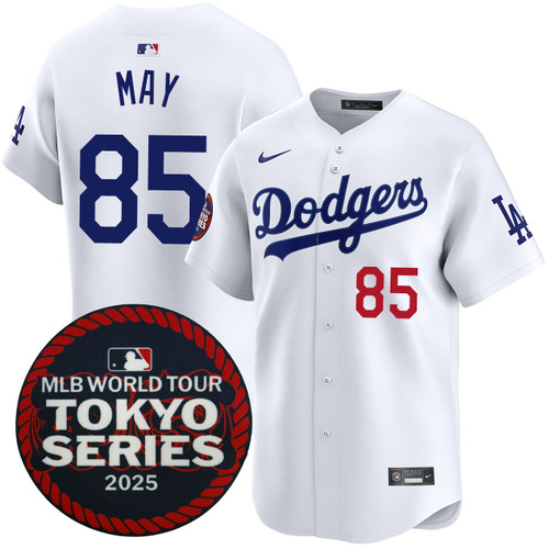 Dustin May Los Angeles Dodgers Home 2025 Tokyo Series Jersey