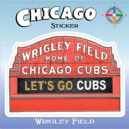 Wrigley Field Chicago Sticker