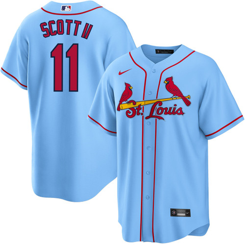 Victor Scott II St. Louis Cardinals Alternate Light Blue Jersey