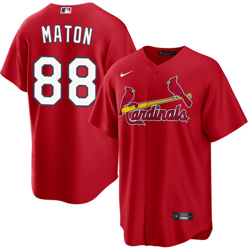 Phil Maton St. Louis Cardinals Alternate Red Jersey