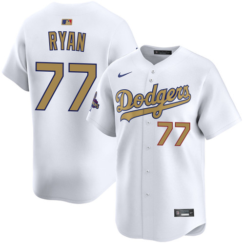 River Ryan Los Angeles Dodgers Home World Series Champions Gold Jersey by NIKE® at SportsWorldChicago