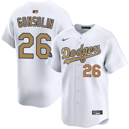 Tony Gonsolin Los Angeles Dodgers Home World Series Champions Gold Jersey by NIKE® at SportsWorldChicago