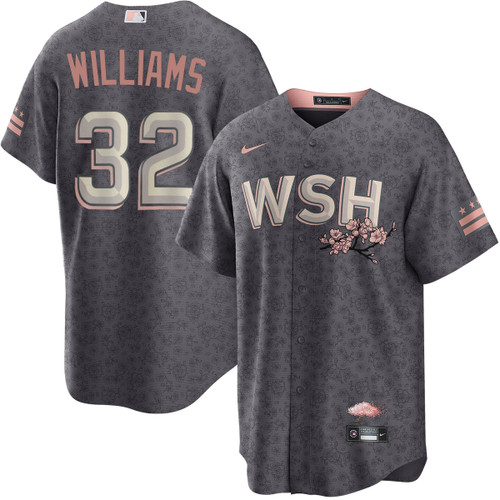 Trevor Williams Washington Nationals City Connect Jersey