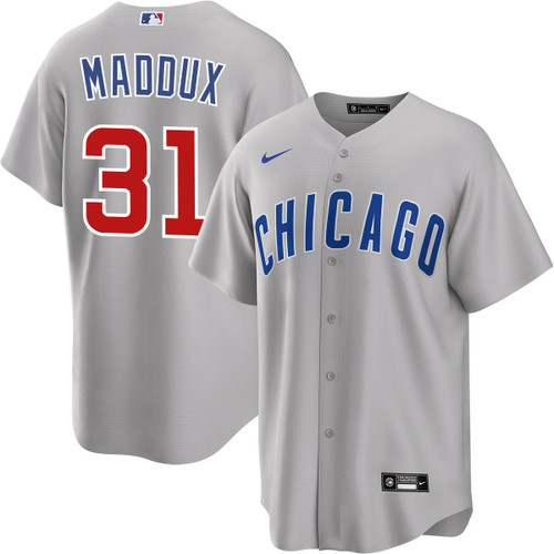 Greg Maddux Chicago Cubs Road Jersey by NIKE® at SportsWorldChicago