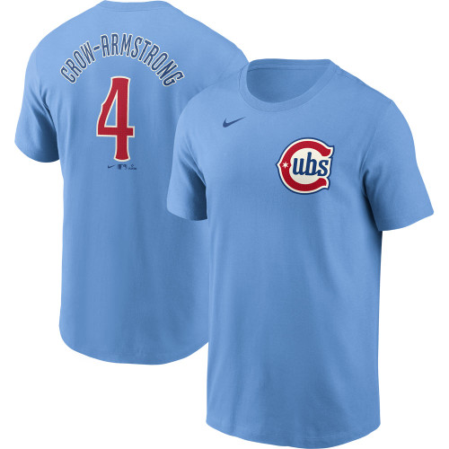 Pete Crow-Armstrong Chicago Cubs Alternate Blues Youth T-Shirt by NIKE®