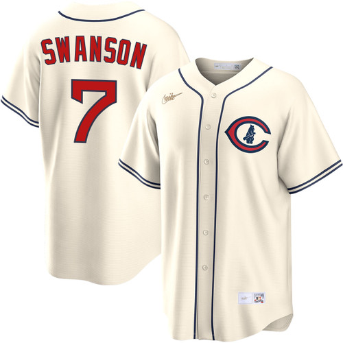Dansby Swanson Chicago Cubs Field of Dreams Jersey by NIKE® at SportsWorldChicago