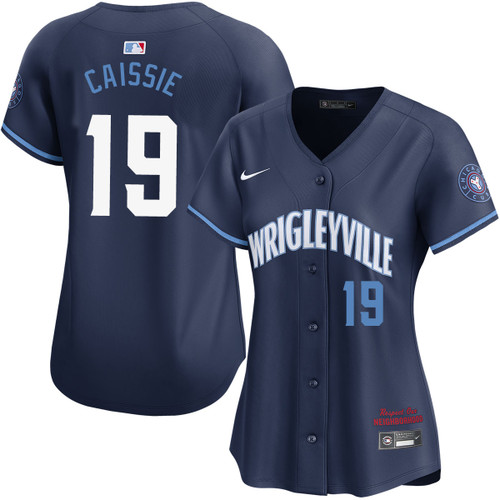 Owen Caissie Chicago Cubs Women's City Connect Limited Jersey by NIKE® at SportsWorldChicago