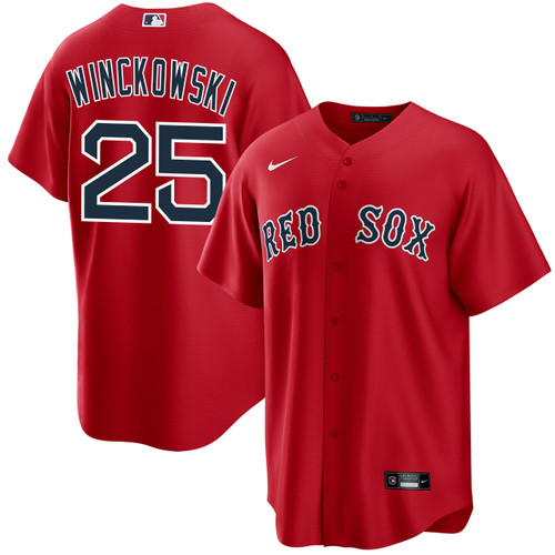 Josh Winckowski Boston Red Sox Alternate Red Jersey by NIKE® at SportsWorldChicago
