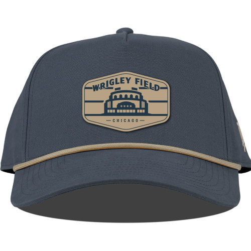 Wrigley Field Gold Rope 3D Curved Canvas A-Frame Hat by Branded Bills®