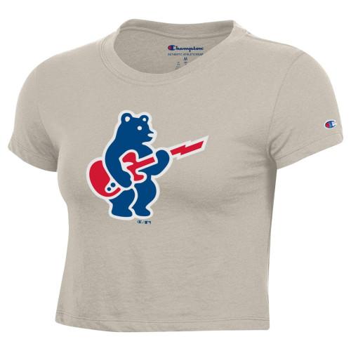 Chicago Cubs Blues Alternate Rock Bear Women's Core Crop Top