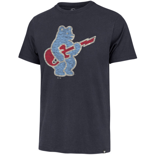 Chicago Cubs Blues Alternate Rock Bear Franklin Tee by '47®