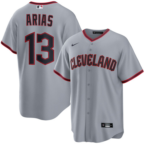Gabriel Arias Cleveland Guardians Road Jersey by NIKE® at SportsWorldChicago