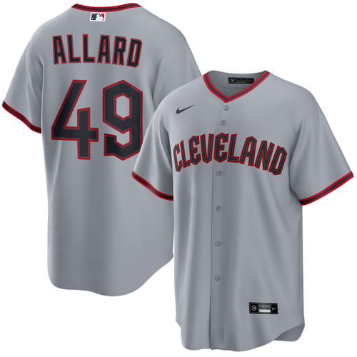 Kolby Allard Cleveland Guardians Road Jersey by NIKE® at SportsWorldChicago