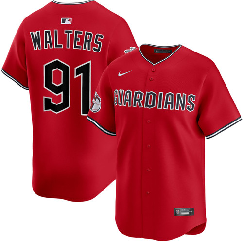 Andrew Walters Cleveland Guardians Alternate Red Limited Jersey by NIKE® at SportsWorldChicago