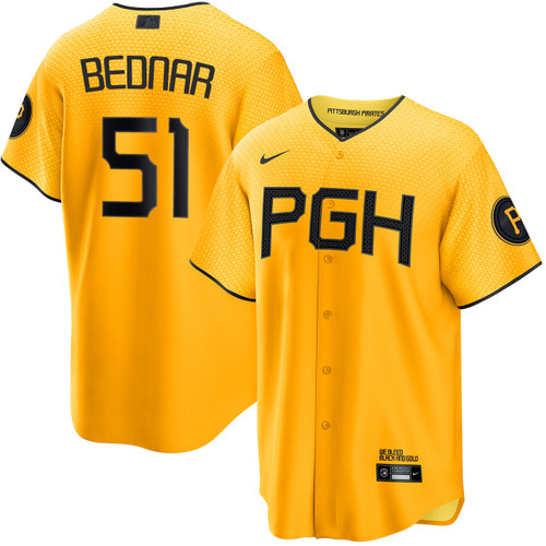 David Bednar Pittsburgh Pirates City Connect Jersey by NIKE® at SportsWorldChicago