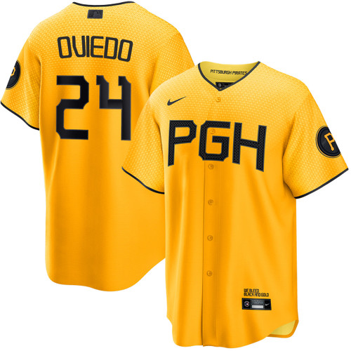 Johan Oviedo Pittsburgh Pirates City Connect Jersey by NIKE® at SportsWorldChicago