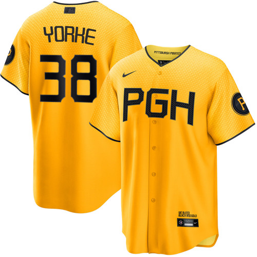 Nick Yorke Pittsburgh Pirates City Connect Jersey by NIKE® at SportsWorldChicago